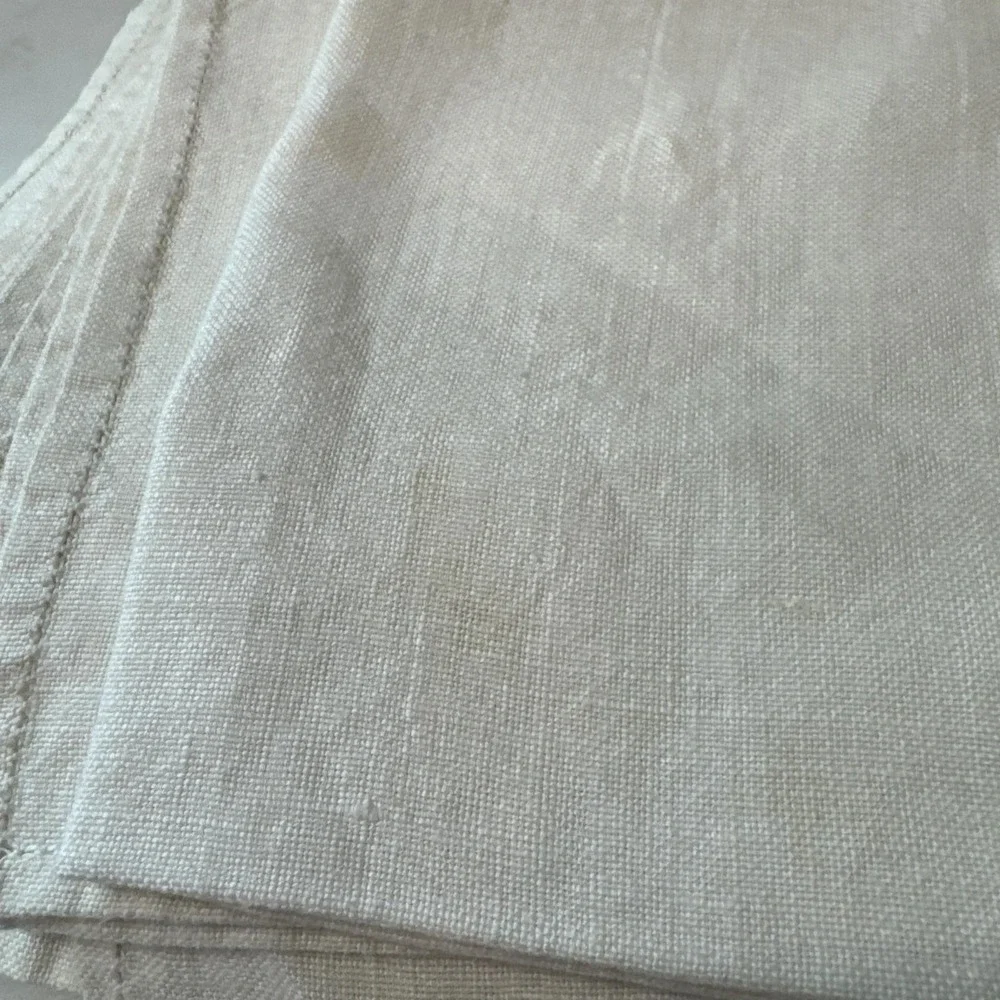 Vintage Linen‎ Napkins Set of 12 cutwork embroidery